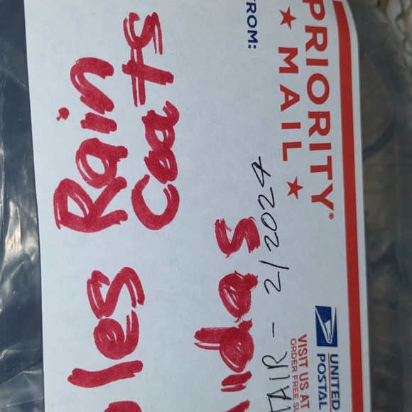 🌈JOULES Golightly Packable Waterproof Raincoat in Silver Leopard - Picture 16 of 16